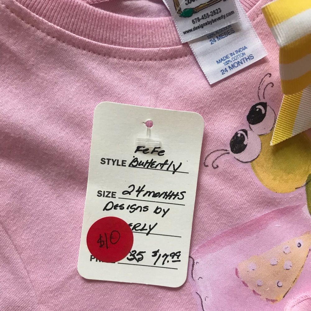 NWT Pink Ruffled Onesie - Picture 4 of 4